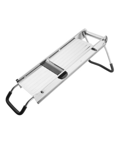 Mandoline avec chariot Vogue - 5 lames inox