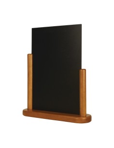 Ardoise de table Securit teck 320x270 mm - Présentation plats 2