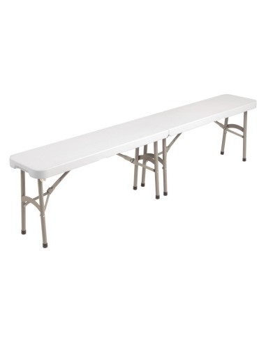 Banc pliable Bolero 1830mm - robuste et facile à installer