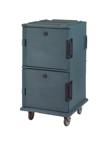 Chariot isotherme Cambro Ultra Camcart UPC1600 gris - 16 GN 1/1