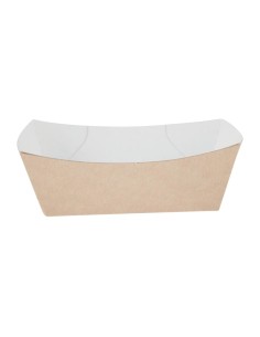 Barquettes kraft compostables 124 mm - Lot 500 Colpac 2