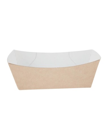 Barquettes kraft compostables 124 mm - Lot 500 Colpac