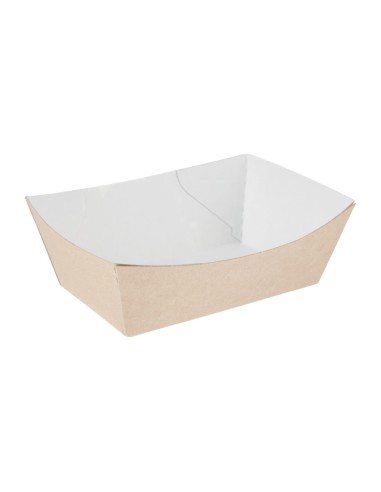 Barquettes kraft compostables 124 mm - Lot 500 Colpac