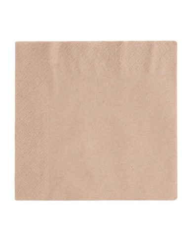 Serviettes snacking 2 plis compostables Vegware 33cm - Lot 2000