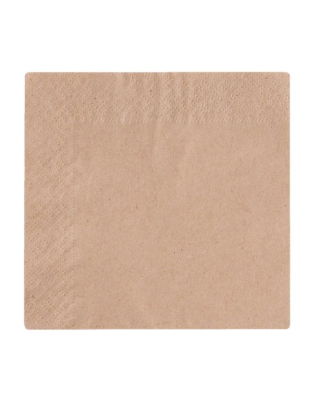 Serviettes cocktail 2 plis Vegware 24 cm - lot 4000