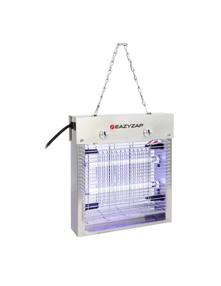Désinsectiseur LED inox Eazyzap 8W - 30m²