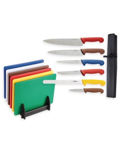 Offre spéciale Hygiplas : 6 planches + 6 couteaux (LDPE)