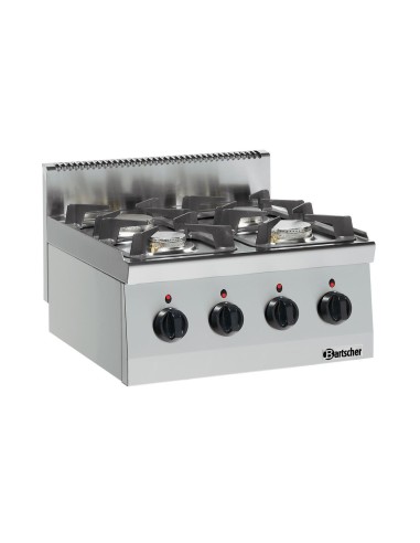 Fourneau gaz 600 Bartscher - CUISSON HORIZONTALE