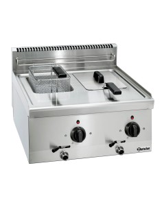 Friteuse Bartscher B600 2x6L - 6,6 kW inox
