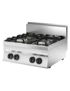 Fourneau gaz 650 4FL TG Bartscher - Cuisson horizontale