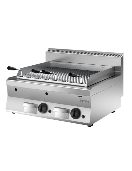 Grill pierre lave gaz B800 Bartscher 14 kW