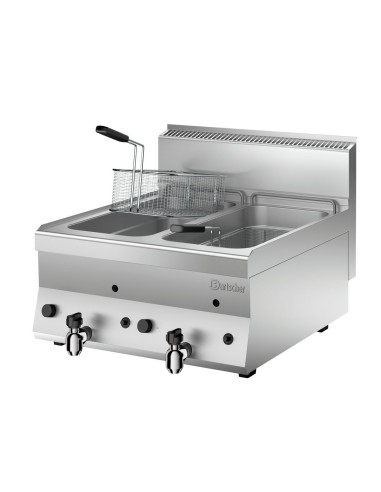 Friteuse à gaz 650 2x8L Bartscher