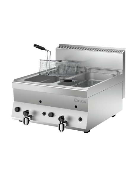 Friteuse à gaz 650 2x8L Bartscher