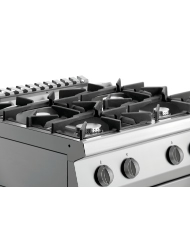 Fourneau gaz Bartscher EB11 - Cuisson horizontale
