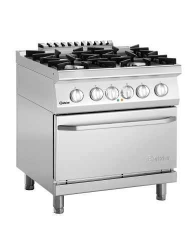Fourneau gaz Bartscher 70040 EB21 - Cuisson horizontale