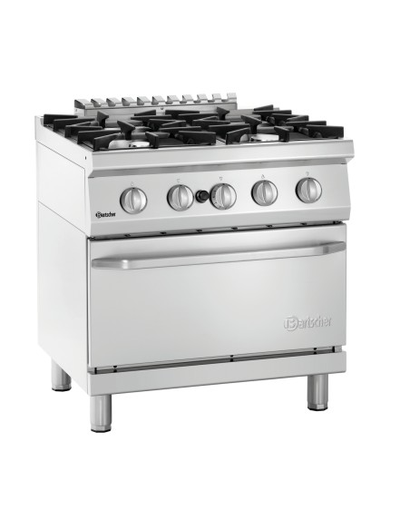 Fourneau gaz 70040 GB21 Bartscher - Cuisson horizontale