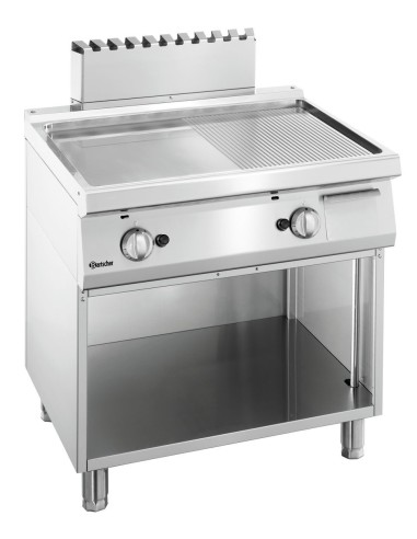 Plaque grill gaz 700 L800 Bartscher - CUISSON HORIZONTALE