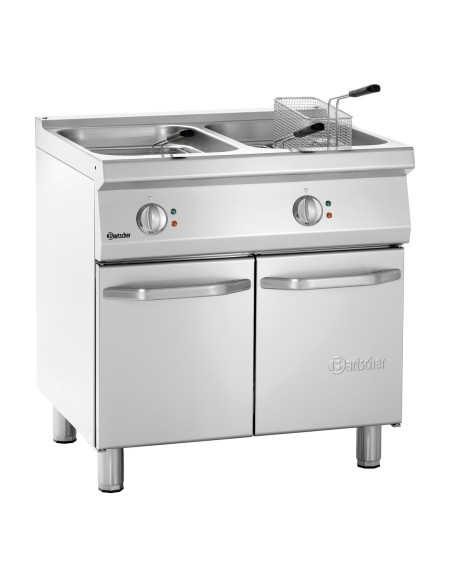 Friteuse Bartscher 2x23L 30kW - Acier inoxydable