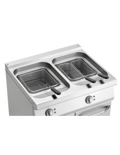 Friteuse Bartscher 2x23L 30kW - Acier inoxydable 2
