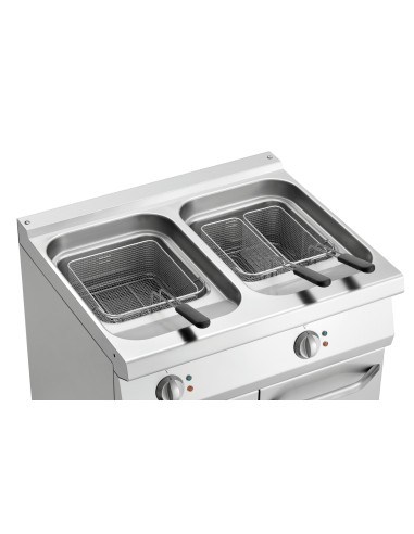 Friteuse Bartscher 2x23L 30kW - Acier inoxydable