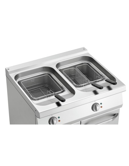 Friteuse Bartscher 2x23L 30kW - Acier inoxydable