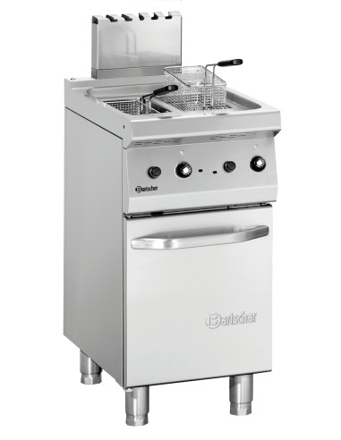 Friteuse gaz Bartscher 700 L400 2x7L - 11,5 kW