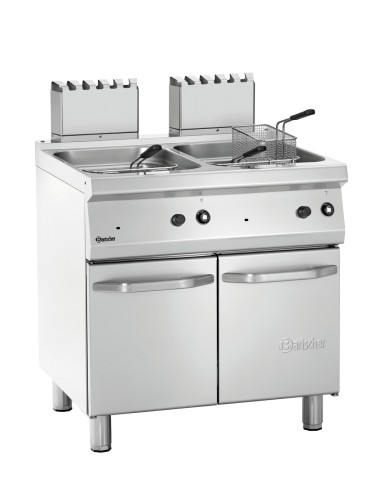Friteuse gaz Bartscher 700 L800 2x15L - 30 kW