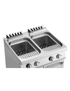 Cuiseur à pâtes Bartscher 2x24L 14kW - Acier inoxydable 2