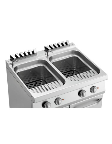 Cuiseur à pâtes Bartscher 2x24L 14kW - Acier inoxydable