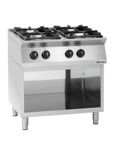 Cuisinière à gaz Bartscher MFGO 7040 - Cuisson horizontale