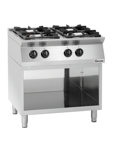 Cuisinière à gaz Bartscher MFGO 7040 - Cuisson horizontale