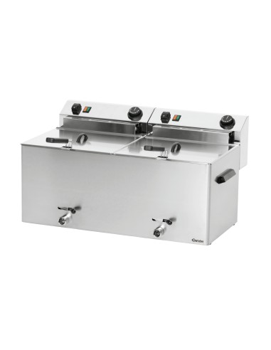 Friteuse PROFESSIONAL II Bartscher 16,2 kW - 2 cuves 10 L