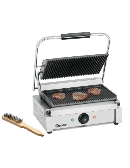 Grill contact Panini 1R Bartscher - cuisson horizontale