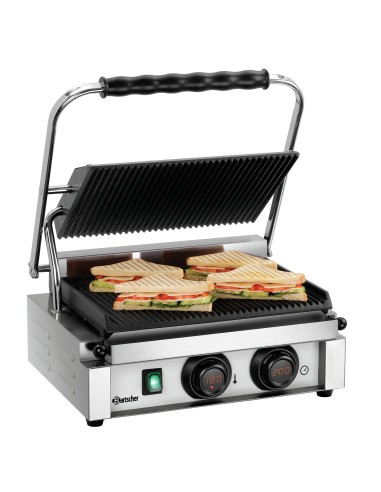 Grill contact Panini-MDI 1R Bartscher - Cuisson horizontale