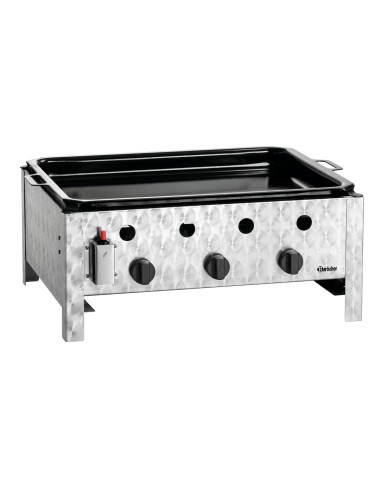 Grill combiné à gaz TB1000PF Bartscher - Cuisson horizontale