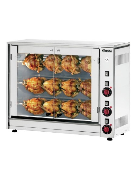 Rôtissoire P12N Bartscher - Cuisson verticale 5 kW