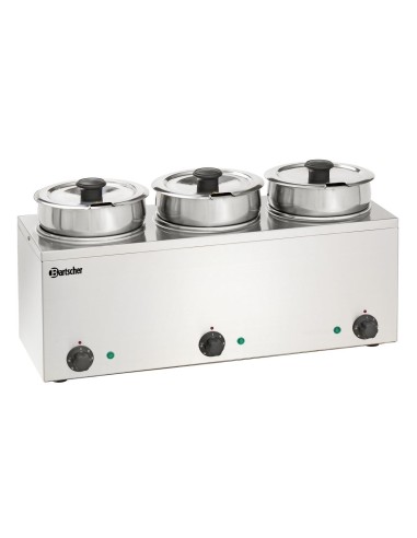 Bain Marie Hotpot 3x pot 3,5 L - Bartscher