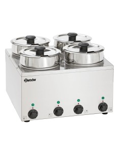 Bain Marie Hotpot 4x pot 3,5 L - Bartscher