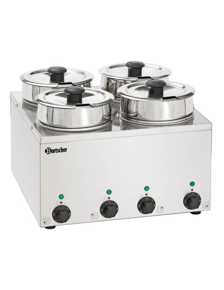 Bain Marie Hotpot 4x pot 3,5 L - Bartscher