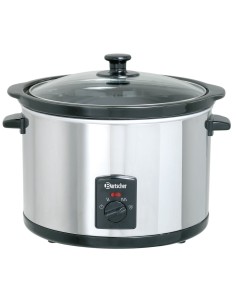 Chauffe-mets 5,5 L Bartscher - acier inoxydable