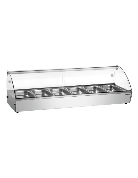 Présentoir chauffant R6 6 x GN 1/3 - Bartscher