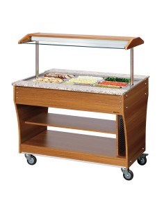 Chariot buffet chaud Bartscher 3x 1/1GN