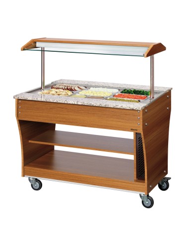 Chariot buffet chaud Bartscher 3x 1/1GN