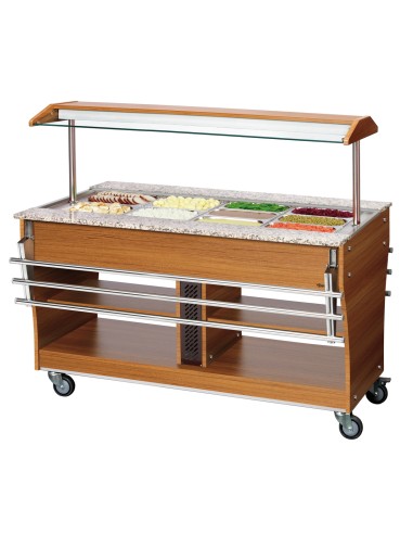 Chariot buffet chaud Bartscher 4x1/1GN - PETIT MATERIEL