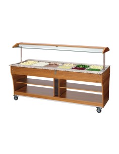 Chariot buffet chaud 6x1/1GN Bartscher