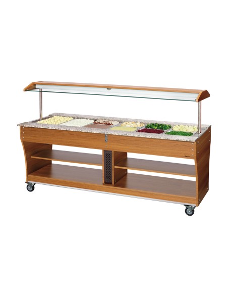 Chariot buffet chaud 6x1/1GN Bartscher