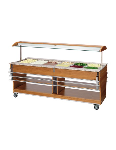 Chariot buffet chaud 6x1/1GN Bartscher