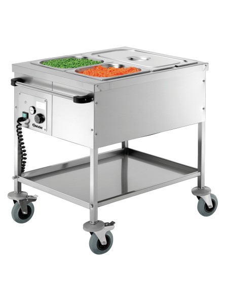Chariot bain-marie 2 x 1/1 GN Bartscher