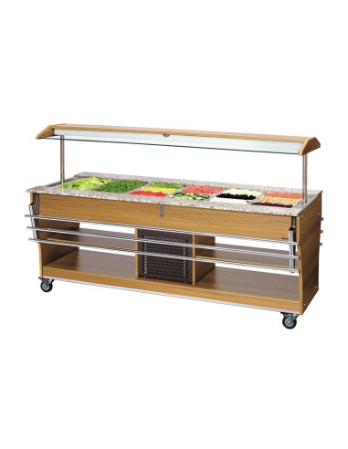 Chariot buffet froid 6x 1/1 GN Bartscher