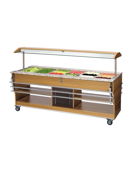 Chariot buffet froid 6x 1/1 GN Bartscher